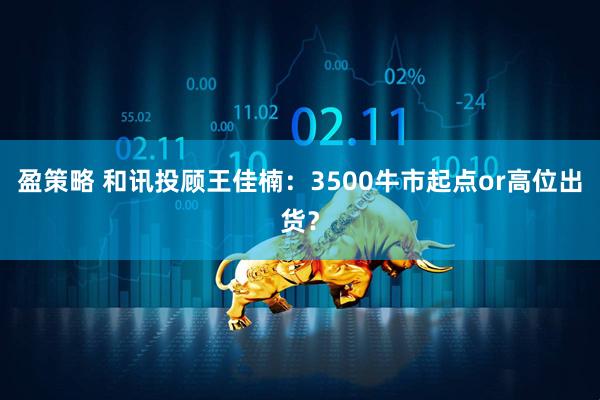盈策略 和讯投顾王佳楠：3500牛市起点or高位出货？